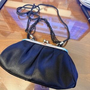 Satin & beads evening bag
